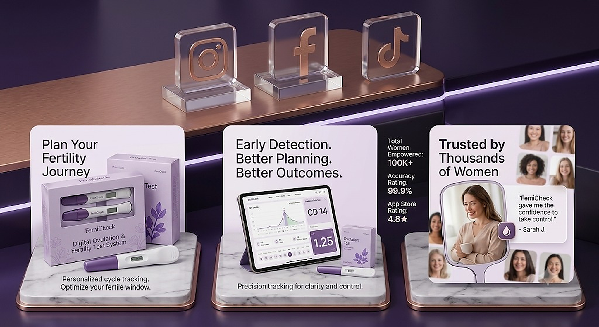 Paid media and social campaign creative
